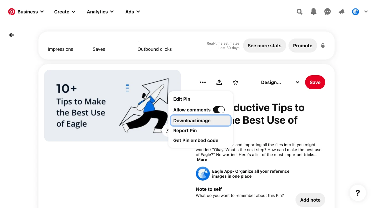 Download images/Images from Pinterest